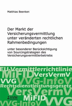 Der Markt der Versicherungsvermittlung unter veränderten rechtlichen Rahmenbedingungen (eBook, PDF) - Beenken, Matthias