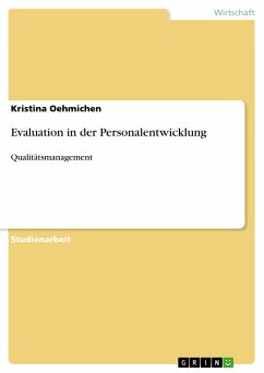 Evaluation in der Personalentwicklung (eBook, PDF) Evaluation in der Personalentwicklung (eBook, PDF)