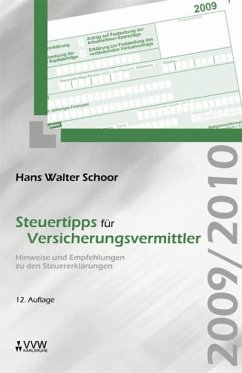 Steuertipps für Versicherungsvermittler (eBook, PDF) - Schoor, Hans W