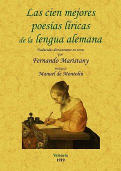 Las cien mejores poesias liricas de la lengua alemana - Maristany, Fernando