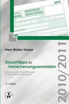 Cover Steuertipps für Versicherungsvermittler (eBook, PDF)