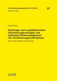 Nachfrage nach ausfallbedrohten Versicherungsverträgen und optimales Risikomanagement von Versicherungsunternehmen (eBook, PDF)