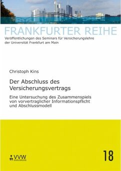 Der Abschluss des Versicherungsvertrages (eBook, PDF) - Kins, Christoph
