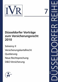 Düsseldorfer Vorträge zum Versicherungsrecht 2010 (eBook, PDF) - Looschelders, Dirk; Michael, Lothar