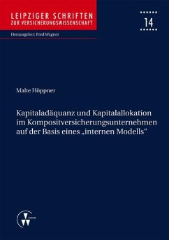 Kapitaladäquanz und Kapitalallokation im Kompositversicherungsunternehmen auf der Basis eines 'internen Modells' (eBook, PDF) - Höppner, Malte