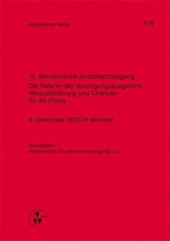 15. Münsterische Sozialrechtstagung (eBook, PDF) - Blumenstein, Meike; Ruland, Franz; Schulte, Rainer; Uebelhack, Birgit; Weil, Klaus