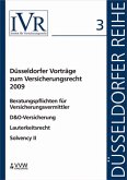 Düsseldorfer Vorträge zum Versicherungsrecht 2009 (eBook, PDF)