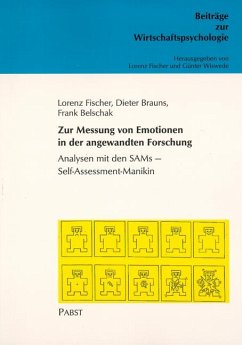 Zur Messung von Emotionen in der angewandten Forschung (eBook, PDF) - Belschak, Frank; Brauns, Dieter; Fischer, Lorenz