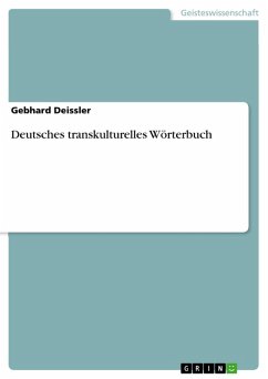 Deutsches transkulturelles Wörterbuch (eBook, ePUB) - Deissler, Gebhard