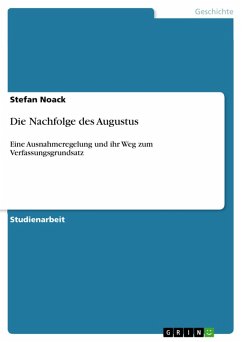 Cover Die Nachfolge des Augustus (eBook, ePUB)