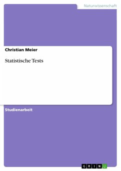 Statistische Tests (eBook, ePUB) - Meier, Christian