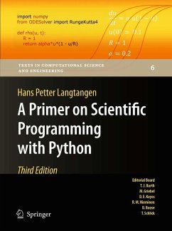 A Primer on Scientific Programming with Python (eBook, PDF) - Langtangen, Hans Petter