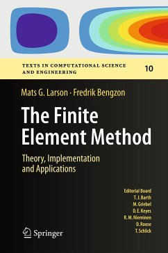 The Finite Element Method: Theory, Implementation, and Applications (eBook, PDF) - Larson, Mats G.; Bengzon, Fredrik