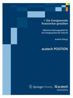 Die Energiewende finanzierbar gestalten (eBook, PDF)