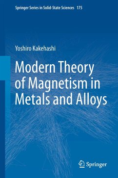 Modern Theory of Magnetism in Metals and Alloys (eBook, PDF) - Kakehashi, Yoshiro