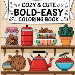 Cozy and Cute Bold-Easy Coloring Book - Bidden, Laura