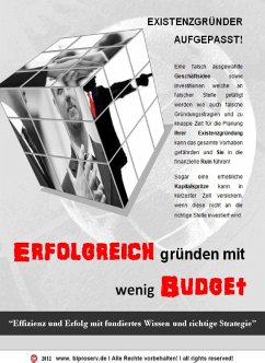 Existenzgründer aufgepasst! Erfolgreich gründen mit wenig Budget (eBook, ePUB) - Müller, Stefan