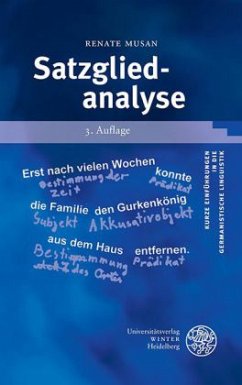 Satzgliedanalyse - Musan, Renate