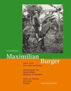 Cover Maximilian Burger (1883-1935) - sein Leben und Wirken