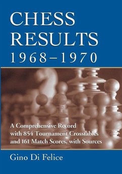 Cover Chess Results, 1968-1970