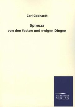 Spinoza - Gebhardt, Carl