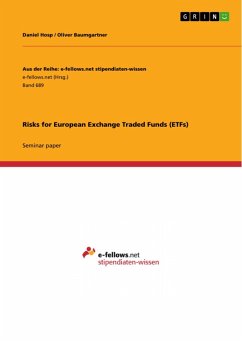 Risks for European Exchange Traded Funds (ETFs) (eBook, PDF) - Hosp, Daniel; Baumgartner, Oliver