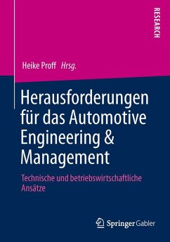Cover Herausforderungen für das Automotive Engineering & Management