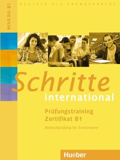 Schritte international. Prüfungstraining Zertifikat B1 - Werff, Frauke van der; Schaefer, Brigitte