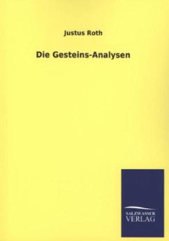 Die Gesteins-Analysen - Roth, Justus