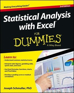Statistical Analysis with Excel For Dummies (eBook, PDF) - Schmuller, Joseph