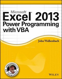 Excel 2013 Power Programming with VBA (eBook, PDF) - Walkenbach, John