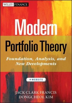 Modern Portfolio Theory (eBook, ePUB) - Francis, Jack Clark; Kim, Dongcheol