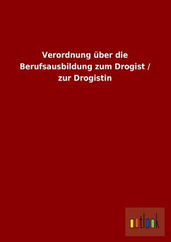 Verordnung über die Berufsausbildung zum Drogist / zur Drogistin Verordnung über die Berufsausbildung zum Drogist / zur Drogistin