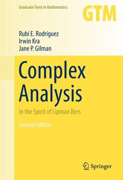 Complex Analysis (eBook, PDF) - Rodríguez, Rubí E.; Kra, Irwin; Gilman, Jane P.