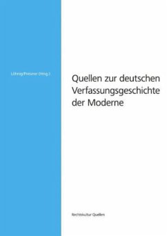 Cover Quellen zur deutschen Verfassungsgeschichte der Moderne