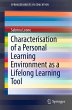 Characterisation of a Personal Learning... - Bild 1
