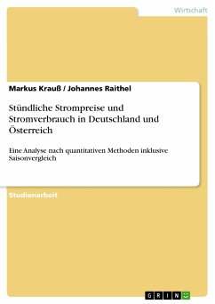 Stündliche Strompreise und Stromverbrauch in Deutschland und Österreich (eBook, PDF)
