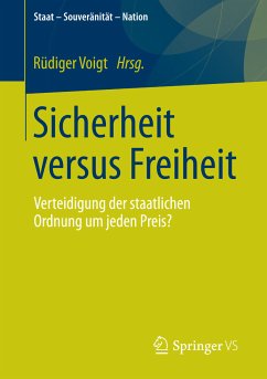 Sicherheit versus Freiheit (eBook, PDF)