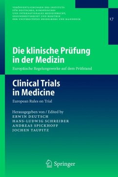 Die klinische Prüfung in der Medizin / Clinical Trials in Medicine (eBook, PDF)