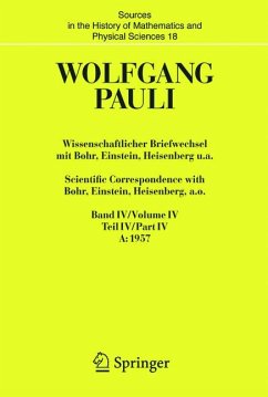 Wissenschaftlicher Briefwechsel mit Bohr, Einstein, Heisenberg u.a. / Scientific Correspondence with Bohr, Einstein, Heisenberg a.o. (eBook, PDF) - Pauli, Wolfgang