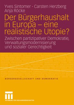 Der Bürgerhaushalt in Europa - eine realistische Utopie? (eBook, PDF) - Sintomer, Yves; Herzberg, Carsten; Röcke, Anja
