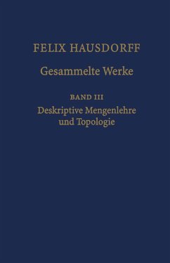Felix Hausdorff - Gesammelte Werke Band III (eBook, PDF) - Hausdorff, Felix