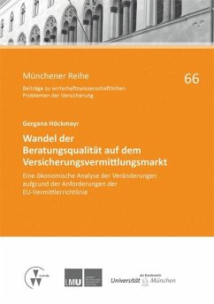 Wandel der Beratungsqualität auf dem Versicherungsvermittlungsmarkt (eBook, PDF) - Höckmayr, Gergana