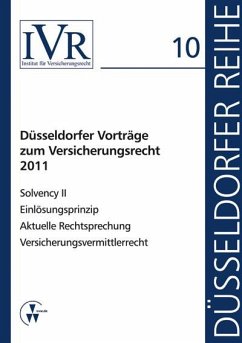 Düsseldorfer Vorträge zum Versicherungsrecht 2011 (eBook, PDF) - Looschelders, Dirk; Michael, Lothar