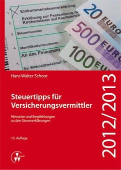 Steuertipps für Versicherungsvermittler (eBook, PDF) - Schoor, Hans Walter