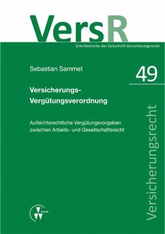 Versicherungs-Vergütungsverordnung (eBook, PDF) - Sammet, Sebastian