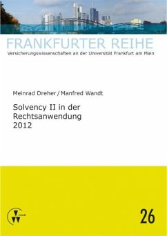 Solvency II in der Rechtsanwendung 2012 (eBook, PDF) - Dreher, Meinrad; Wandt, Manfred