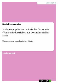 Stadtgeographie und städtische Ökonomie - Von der industriellen zur postindustriellen Stadt - Lehermeier, Daniel