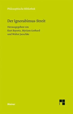 Der Ignorabimus-Streit (eBook, PDF)