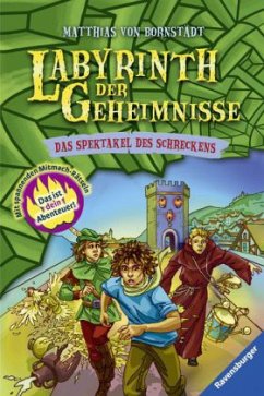 Cover Das Spektakel des Schreckens / Labyrinth der Geheimnisse Bd.4